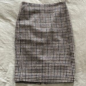 LAST CHANCE J. Crew No. 2 Pencil Skirt Houndstooth 2